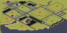 KoastLine Kaos - Red Alert 2 Map Preview Image